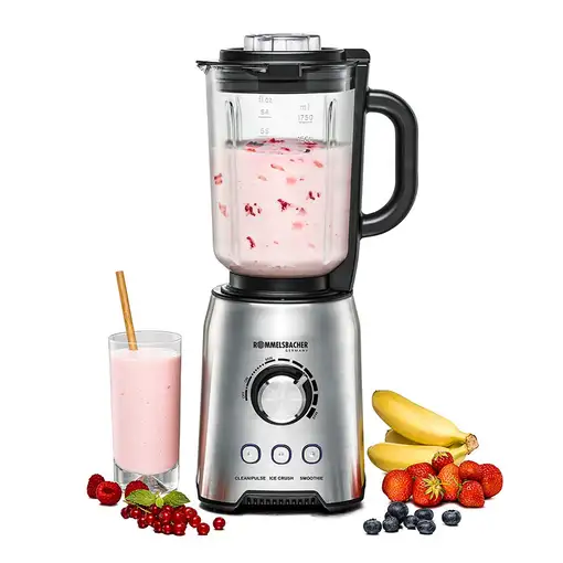 Rommelsbacher MX 1250 licuadora 1,75 L Batidora de vaso 1200 W Acero inoxidable