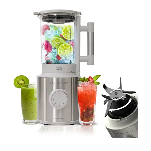 Cecotec Grand Katana 2700MAX Total Destroy W 1,8 L Batidora de vaso 2700 W Gris, A