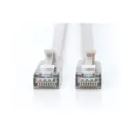 Digitus Cable de conexión CAT 6A F-FTP Slim, 0,3 m, gris