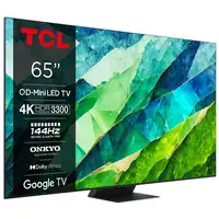 TCL C855 65C855 Televisor 165,1 cm (65") 4K Ultra HD Smart TV Wifi Negro 3500 cd /