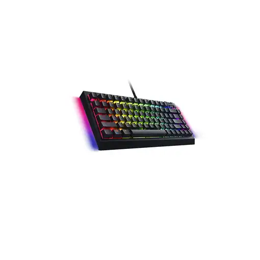 Razer BlackWidow V4 75% teclado Juego USB QWERTY Inglés de EE. UU. Negro