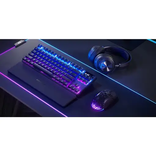 Steelseries Apex Pro TKL teclado Juego USB + RF Wireless + Bluetooth QWERTY Inglés