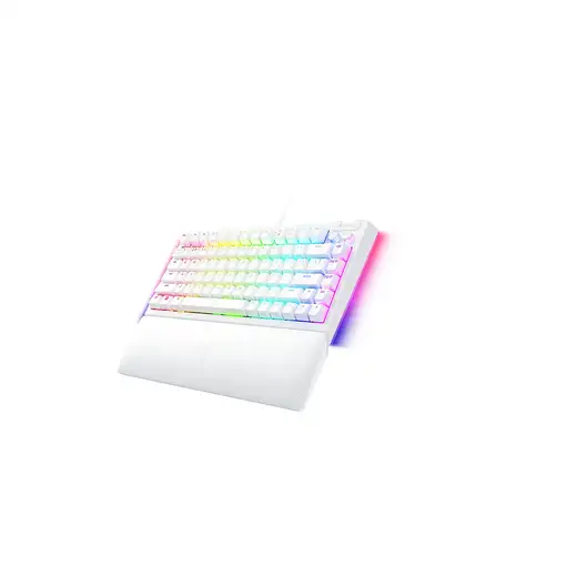 Razer BlackWidow V4 75% teclado Juego USB QWERTY Inglés de EE. UU. Blanco