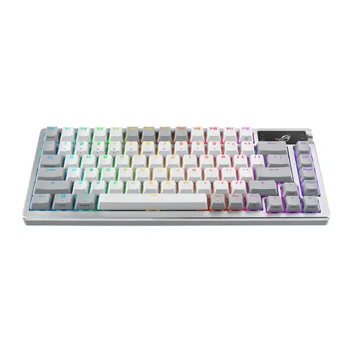 ASUS ROG Azoth teclado Juego RF Wireless + Bluetooth QWERTY Blanco