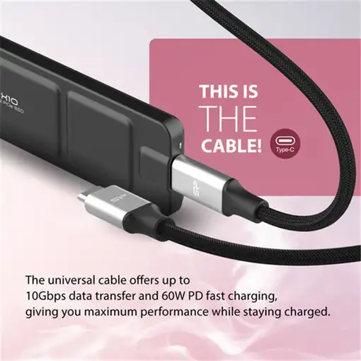 Silicon Power PX10 512 GB USB Tipo C 3.2 Gen 2 (3.1 Gen 2) Negro