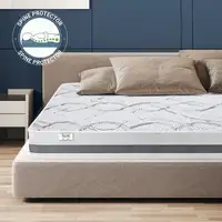 The White Stone Colchón de plaza y media 135x180 Memory Foam|H22cm|Made in Italy