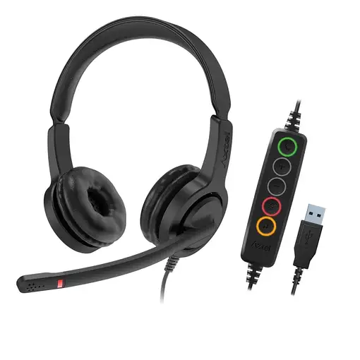 Axtel VOICE UC28-35 stereo USB-A Auriculares Alámbrico Diadema Oficina/Centro de l