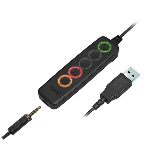Axtel VOICE UC28-35 stereo USB-A Auriculares Alámbrico Diadema Oficina/Centro de l