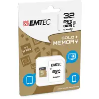 Emtec microSD Class10 Gold+ 32GB MicroSDHC Clase 10