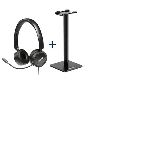 iggual Kit auriculares Dual Tech + soporte SA22