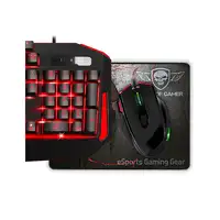 Spirit of Gamer Pro MK3 teclado Ratón incluido Juego USB AZERTY Negro