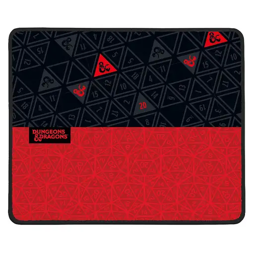 Konix 3328170292313 Alfombrilla de ratón para juegos Negro, Rojo