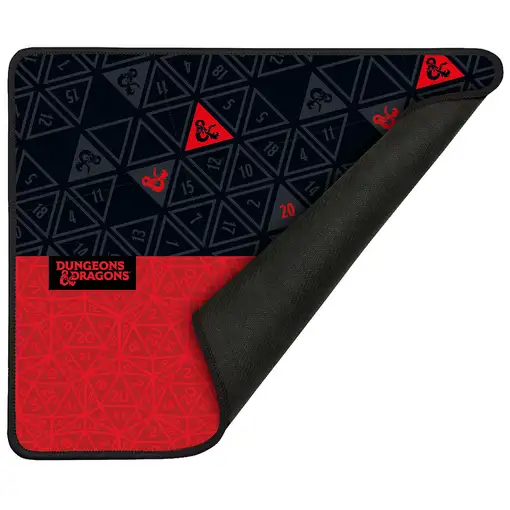 Konix 3328170292313 Alfombrilla de ratón para juegos Negro, Rojo