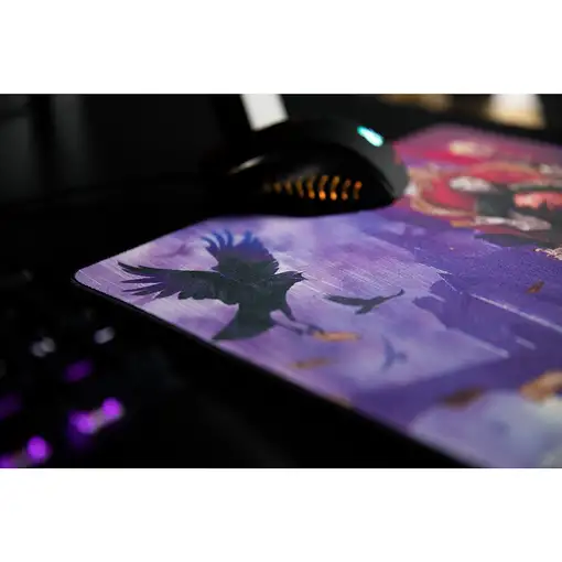 Konix KX DND MOUSEPAD CURSE OF STRAHD Alfombrilla de ratón para juegos Púrpura, Ro