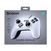 NACON PCGC-100WHITE mando y volante Blanco USB Gamepad Analógico/Digital PC
