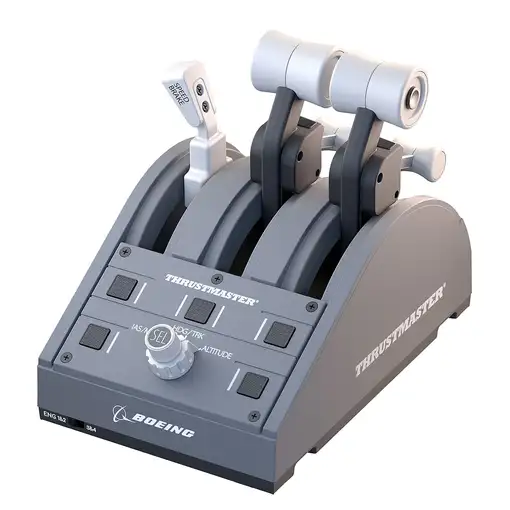 Thrustmaster TCA Quadrant Boeing Edition Gris USB Palanca de mando PC, Xbox, Xbox