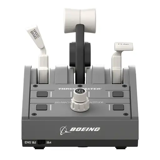 Thrustmaster TCA Quadrant Boeing Edition Gris USB Palanca de mando PC, Xbox, Xbox