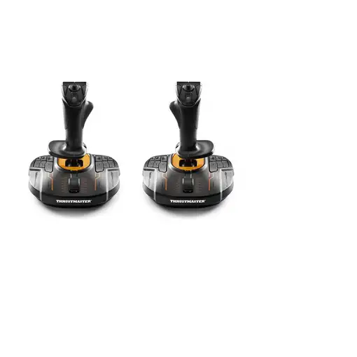 Thrustmaster T.16000M FCS SPACE SIM DUO Negro, Naranja USB Palanca de mando Analóg