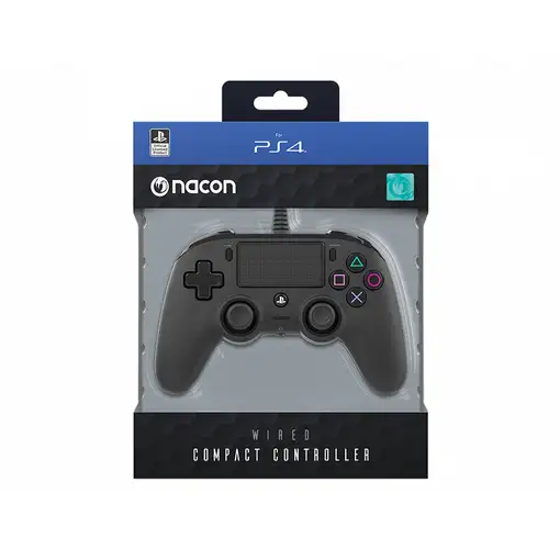 NACON PS4OFCPADBLACK mando y volante Negro USB Gamepad Analógico/Digital PC, PlayS