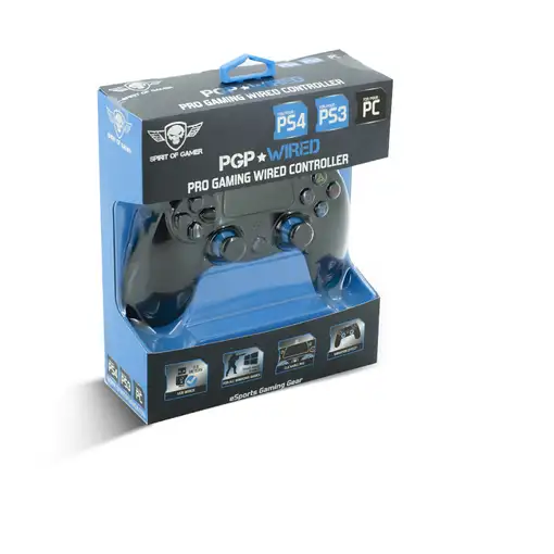 Spirit of Gamer SOG-WXGP4 mando y volante Negro USB 2.0 Gamepad Analógico/Digital
