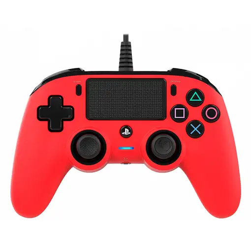 NACON PS4OFCPADRED mando y volante Rojo USB Gamepad Analógico/Digital PC, PlayStat