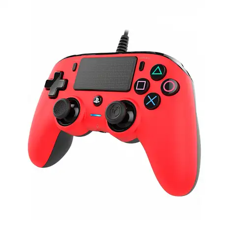 NACON PS4OFCPADRED mando y volante Rojo USB Gamepad Analógico/Digital PC, PlayStat