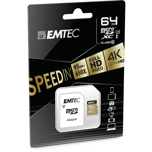 Emtec ECMSDM64GXC10SP memoria flash 64 GB MicroSDXC Clase 10