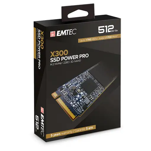Emtec X300 512 GB M.2 PCI Express 3.0 NVMe 3D NAND