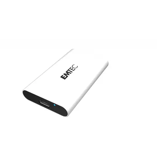 Emtec X210G 1 TB USB Tipo C 3.2 Gen 2 (3.1 Gen 2) Negro, Blanco