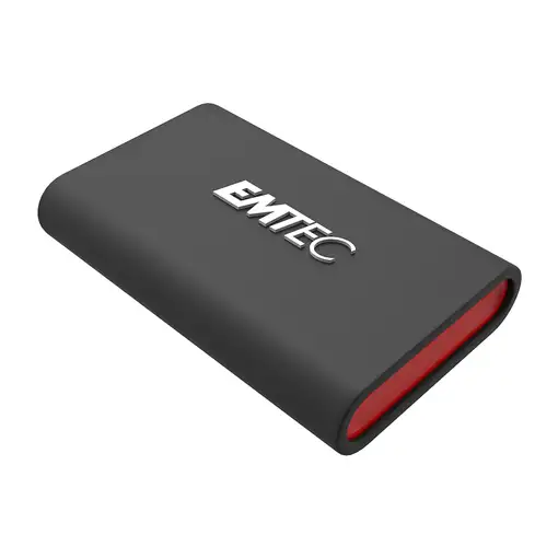 Emtec X210 ELITE 2 TB USB Tipo C 3.2 Gen 2 (3.1 Gen 2) Negro, Rojo
