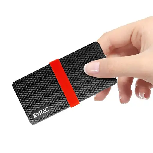 Emtec X200 2 TB USB Tipo C 3.2 Gen 1 (3.1 Gen 1) Negro