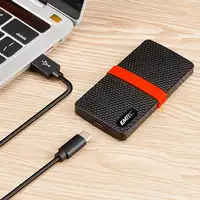 Emtec X200 2 TB USB Tipo C 3.2 Gen 1 (3.1 Gen 1) Negro