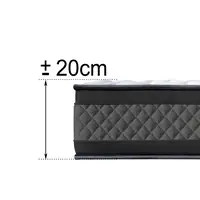 Colchón Viscoelástico, firmeza Ergonómica con Núcleo de Espuma Basic Confort.