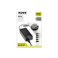 Port Designs 900093-AS adaptador e inversor de corriente Interior 90 W Negro