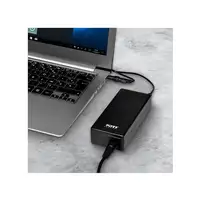 Port Designs 900093-AS adaptador e inversor de corriente Interior 90 W Negro