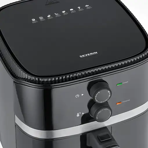 Severin FR 2452 freidora Sencillo 4,3 L Independiente 1500 W Freidora de aire cali