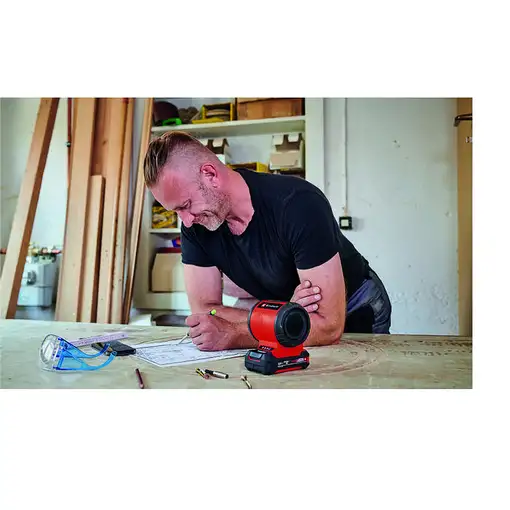 Einhell TC-SR 18 Li BT - Solo Negro, Rojo 3 W