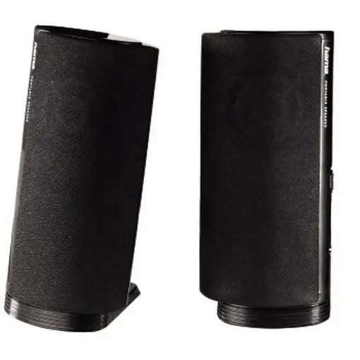 Hama | Altavoz estéreo con conexión USB A y Jack de 3,5mm, control de volumen inte