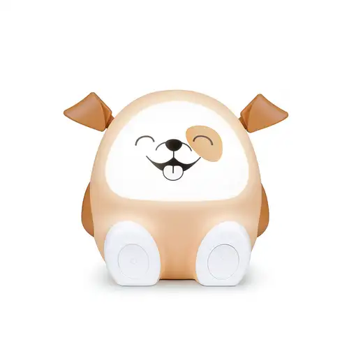 Bigben Interactive BTKIDSDOG despertador Reloj despertador digital Beige, Marrón