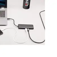 Lindy 43358 base para portátil y replicador de puertos Alámbrico USB 3.2 Gen 1 (3.