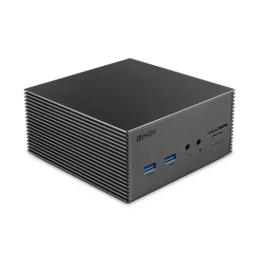 Lindy 43378 base para portátil y replicador de puertos Alámbrico USB 3.2 Gen 2 (3.