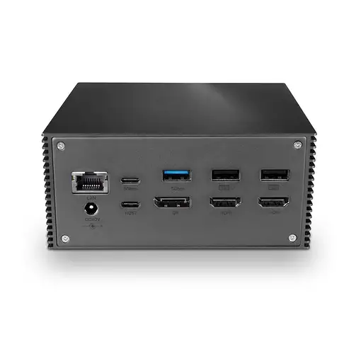 Lindy 43378 base para portátil y replicador de puertos Alámbrico USB 3.2 Gen 2 (3.