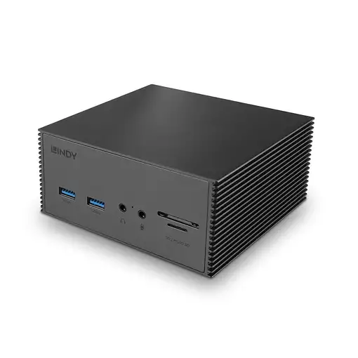 Lindy 43378 base para portátil y replicador de puertos Alámbrico USB 3.2 Gen 2 (3.