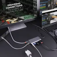 Lindy 43323 base para portátil y replicador de puertos Alámbrico USB 3.2 Gen 1 (3.