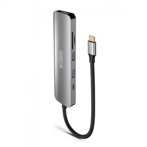 Urban Factory MHC45UF base para portátil y replicador de puertos Alámbrico USB 3.2
