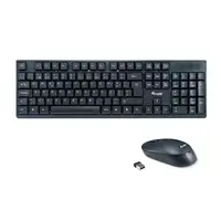 Equip 245222 teclado Ratón incluido Oficina RF inalámbrico QWERTY Portugués Negro