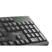 Equip 245222 teclado Ratón incluido Oficina RF inalámbrico QWERTY Portugués Negro