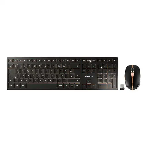 CHERRY DW 9100 SLIM teclado Ratón incluido Universal RF Wireless + Bluetooth QWERT