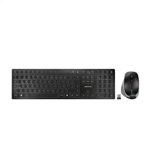 CHERRY DW 9500 SLIM teclado Ratón incluido Universal RF Wireless + Bluetooth QWERT