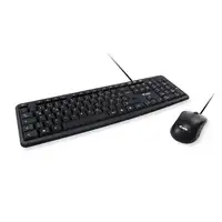 Equip 245201 teclado Ratón incluido Oficina USB QWERTY Español Negro